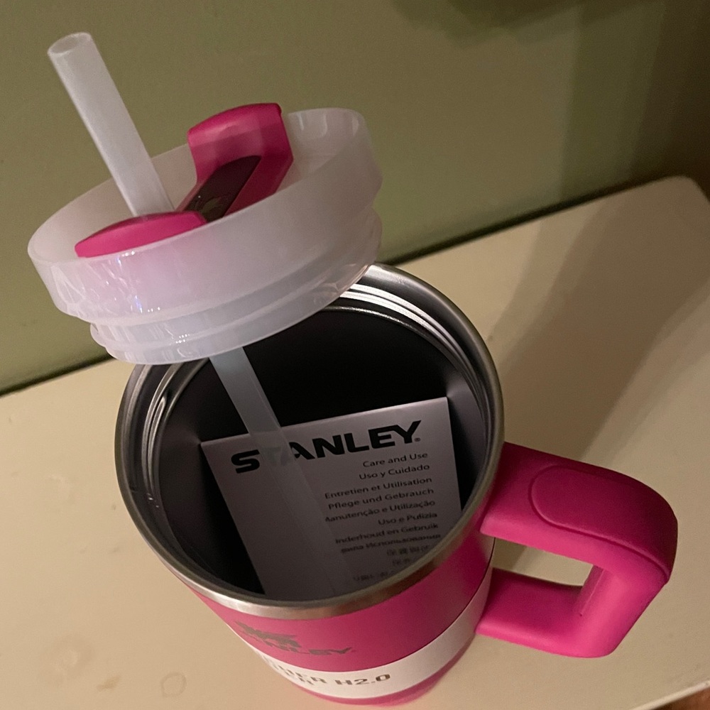 NWT Stanley Quencher H2.0 FlowState Tumbler Fuchsia 40oz - Picture 6 of 10
